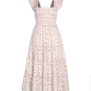 Ellie Nap Dress Light Pink Trellis